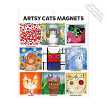 Load image into Gallery viewer, Raincoast Distribution Group - Artsy Cats Magnets