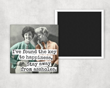 Load image into Gallery viewer, Raven's Rest Studio - Fridge Magnet. I've Found The Key To Happiness...