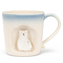 Load image into Gallery viewer, Ombre Taper Mug With Polar Bears