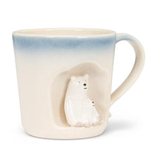 Load image into Gallery viewer, Ombre Taper Mug With Polar Bears
