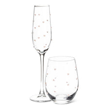Load image into Gallery viewer, Stemless Wine Glass With Hearts