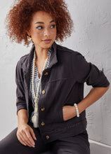 Load image into Gallery viewer, Jayla Linen Blend Jacket - Black