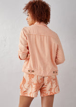 Load image into Gallery viewer, Jayla Linen Blend Jacket - Peach