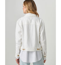 Load image into Gallery viewer, Jayla Linen Blend Jacket - White