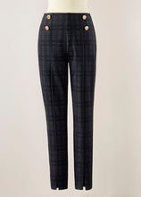Load image into Gallery viewer, Margo Plaid Ponte Pants