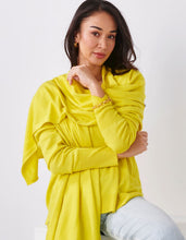 Load image into Gallery viewer, Cashmere Relaxed V-Neck Sweater - Lime