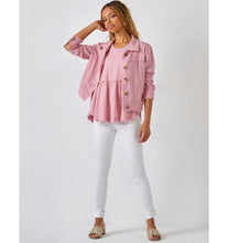 Load image into Gallery viewer, Jayla Linen Blend Jacket - Dusty Rose