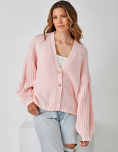 Load image into Gallery viewer, Chunky Beach Babe Knit Cardigan Pink