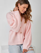 Load image into Gallery viewer, Chunky Beach Babe Knit Cardigan Pink