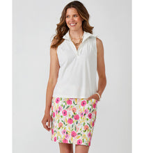 Load image into Gallery viewer, Zip Neck Sport Tank Top - White