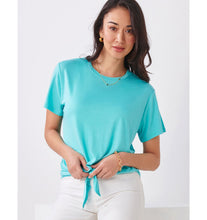 Load image into Gallery viewer, Jenny Short Sleeve Top - Aqua