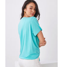 Load image into Gallery viewer, Jenny Short Sleeve Top - Aqua