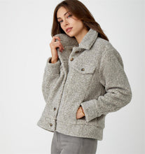 Load image into Gallery viewer, Sherpa Jacket - Grey Melange