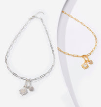 Load image into Gallery viewer, Double Heart Pendant Necklace