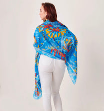 Load image into Gallery viewer, Blue Printed Sarong