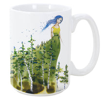 Load image into Gallery viewer, Oladesign - 15oz Art Mug - Lady Aspen - Feminine Spirit