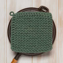 Load image into Gallery viewer, Danica Brands - Jade Green Knit Potholder