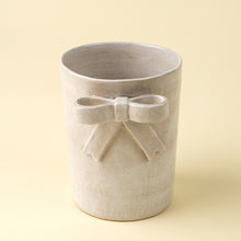 Load image into Gallery viewer, Stoneware Bow Pot - Crock