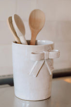 Load image into Gallery viewer, Stoneware Bow Pot - Crock