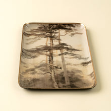 Load image into Gallery viewer, Treetops Decorative Enamel Tray