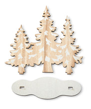 Load image into Gallery viewer, Wood Pine Trees Decor