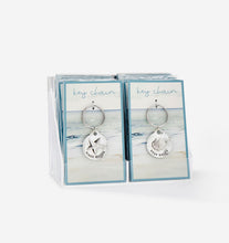 Load image into Gallery viewer, Beachcomber Silver Shell Keychain