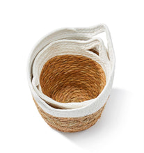 Load image into Gallery viewer, Two-Tone Rope Basket
