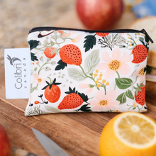 Load image into Gallery viewer, Colibri Canada - Strawberry Patch Reusable Snack Bag - Small
