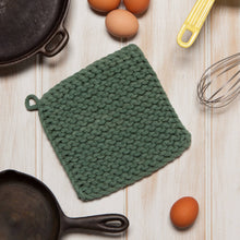 Load image into Gallery viewer, Danica Brands - Jade Green Knit Potholder