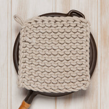 Load image into Gallery viewer, Danica Brands - Dove Gray Knit Potholder