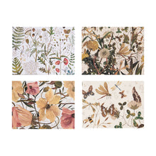 Load image into Gallery viewer, BV by Bruno Visconti - Notecards with Envelopes - Set of 16 "Greens and Flowers"