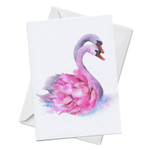 Load image into Gallery viewer, Oladesign - Greeting Card - Connection - Swan Couple
