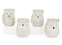 Load image into Gallery viewer, Ceramic Hand Warmer Forest Animal Mug
