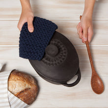 Load image into Gallery viewer, Danica Brands - Midnight Blue Knit Potholder