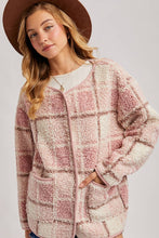 Load image into Gallery viewer, Bluivy - Blush Pink/Brown Jacket