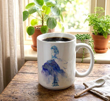 Load image into Gallery viewer, Oladesign - 15oz Art Mug - Jazz - Feminine Spirit