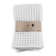 Load image into Gallery viewer, Waffle Face Towel - White