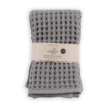 Load image into Gallery viewer, Waffle Face Towel - Dark Grey