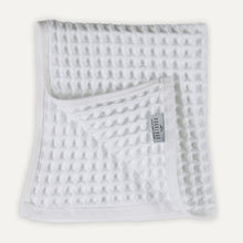Load image into Gallery viewer, Waffle Face Towel - White