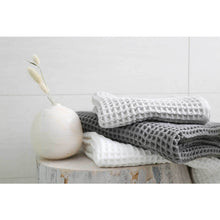 Load image into Gallery viewer, Waffle Face Towel - Dark Grey