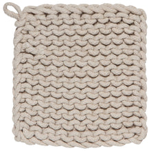 Load image into Gallery viewer, Danica Brands - Dove Gray Knit Potholder
