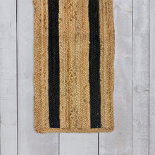 Load image into Gallery viewer, Bold Stripe Table Runner Black
