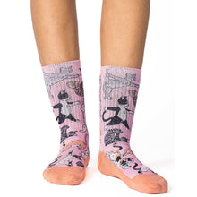 Load image into Gallery viewer, Good Luck Sock - Women's Yoga Cats Socks
