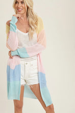 Load image into Gallery viewer, Spring Color Blocked Cardigan
