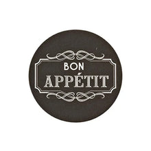 Load image into Gallery viewer, Bon Appetit Paper Coaster Tin Set/12
