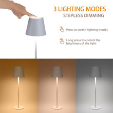 Load image into Gallery viewer, USB Touch LED Lamp Rechargeable - White Classic
