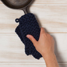 Load image into Gallery viewer, Danica Brands - Midnight Blue Knit Potholder
