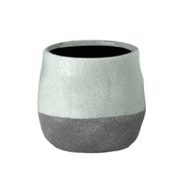 Load image into Gallery viewer, Corsica Crackle Planter - Celadon Blue
