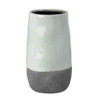 Load image into Gallery viewer, Corsica Crackle Vase - Celadon Blue
