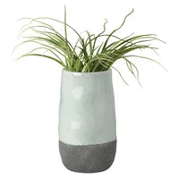 Load image into Gallery viewer, Corsica Crackle Vase - Celadon Blue
